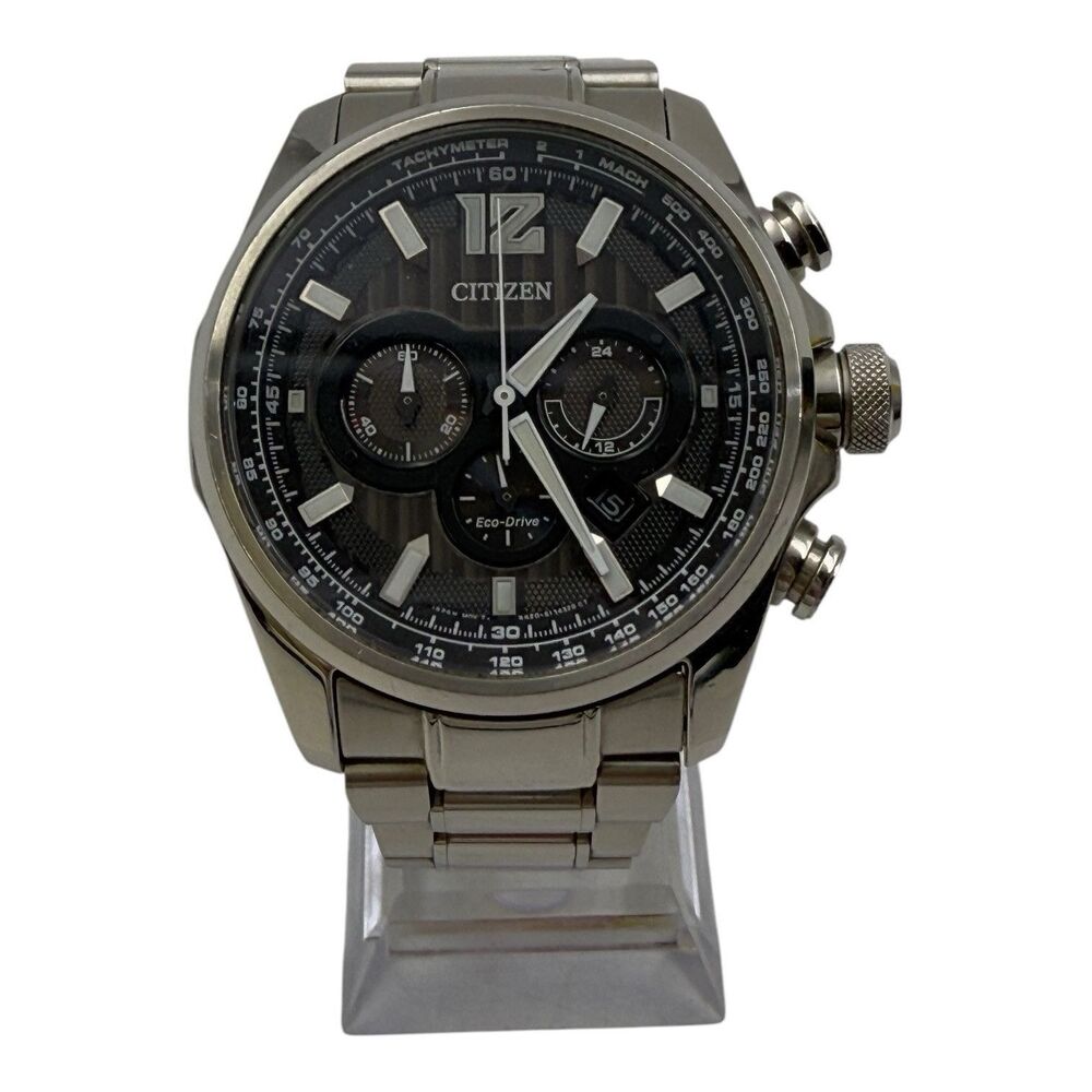 Citizen Eco Drive B620 Quartz Analog Stainless Men's Watch New Capacitor Battery